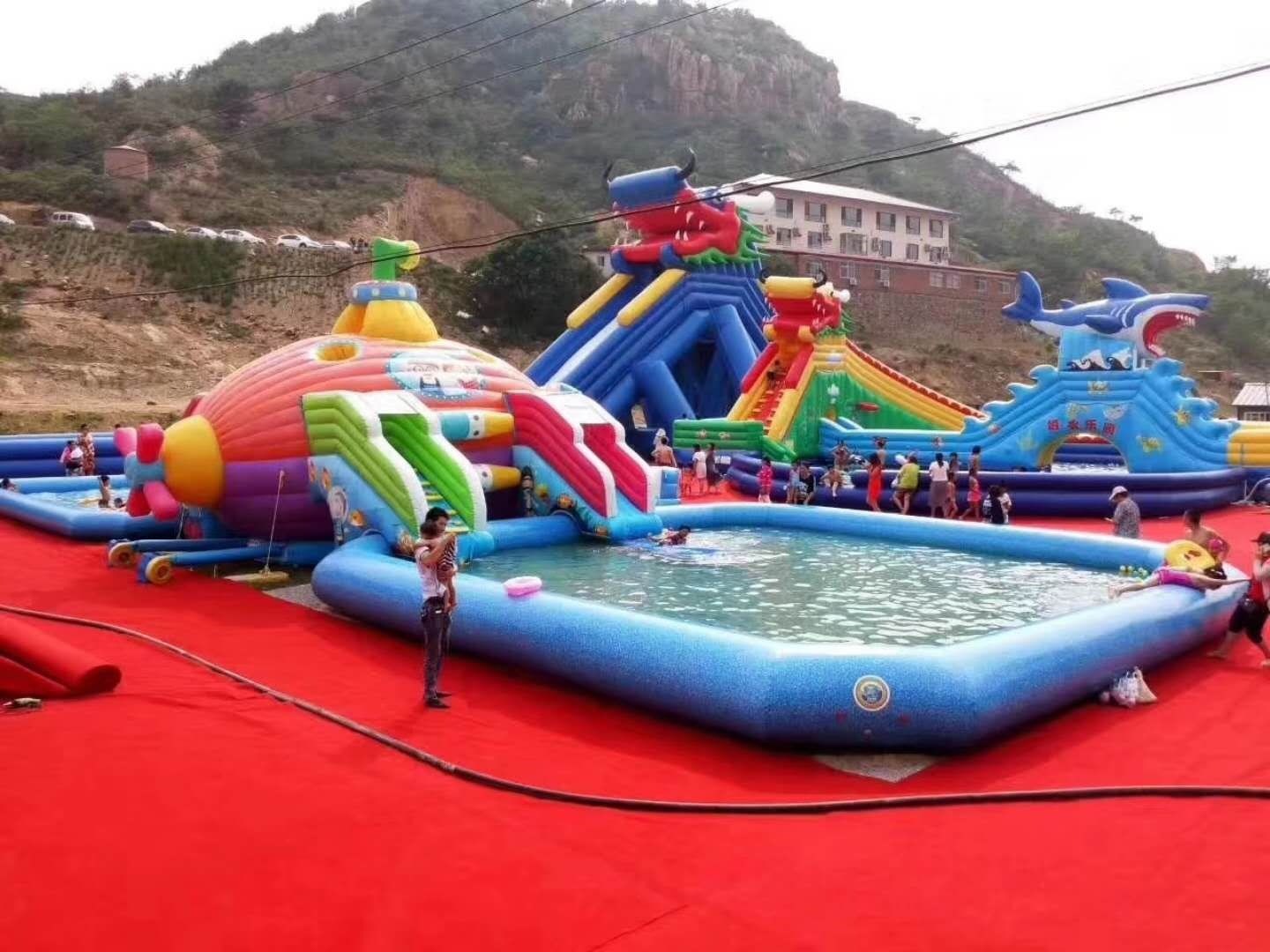 柳州深海潜艇儿童乐园充气游泳池